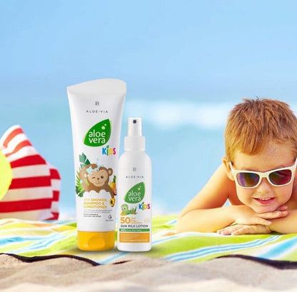 Aloe Vera Sun Milk Spray SPF 50 For Kids