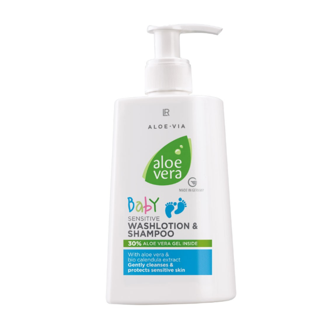 Aloe Vera Baby Sensitive Wash lotion & Shampoo