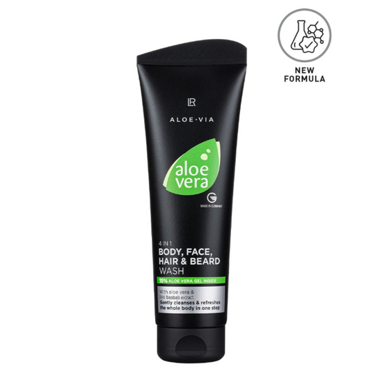 Aloe Vera 4in1 Body, Face, Hair & Beard Wash